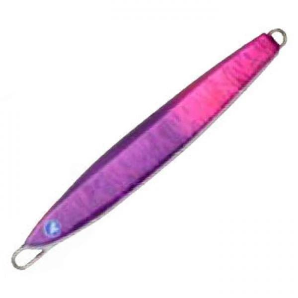 Blue Blue FALLTEN Medium Metal Jig 120g #13 Purple&Pink Glow