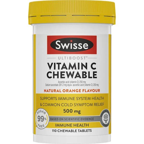 Swisse Ultiboost Vitamin C 110 Chewable Tablets