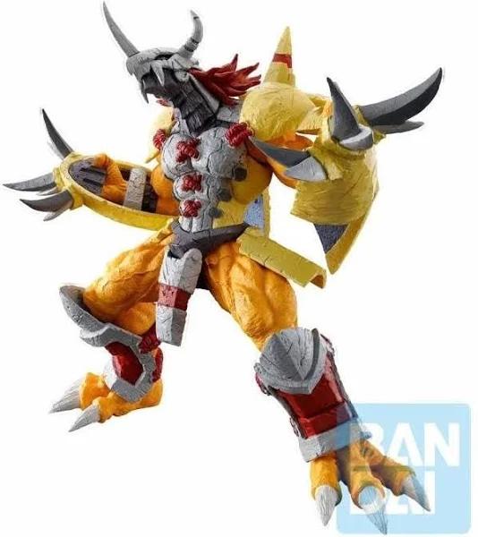 Banpresto Ichibansho WarGreymon Digimon Ultimate Evolution 15 cm Figure Yellow