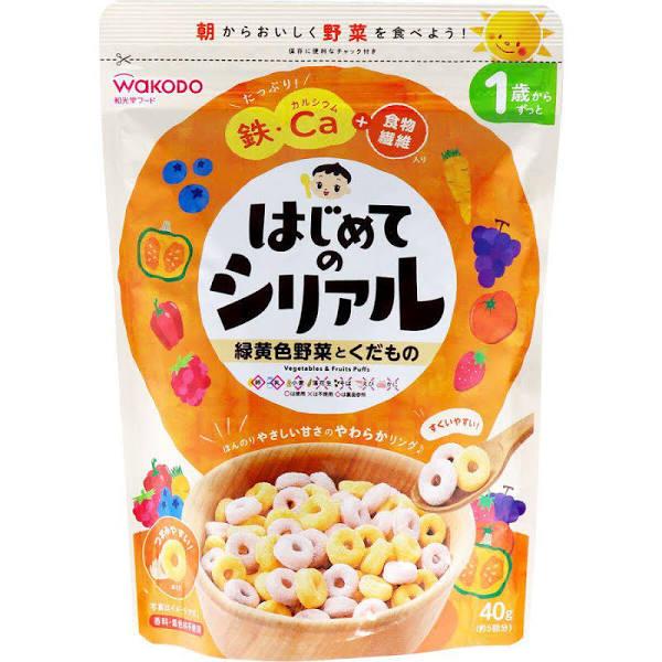 Wakodo - Vegetables & Fruits Baby Cereal/Puff 40g 12m+