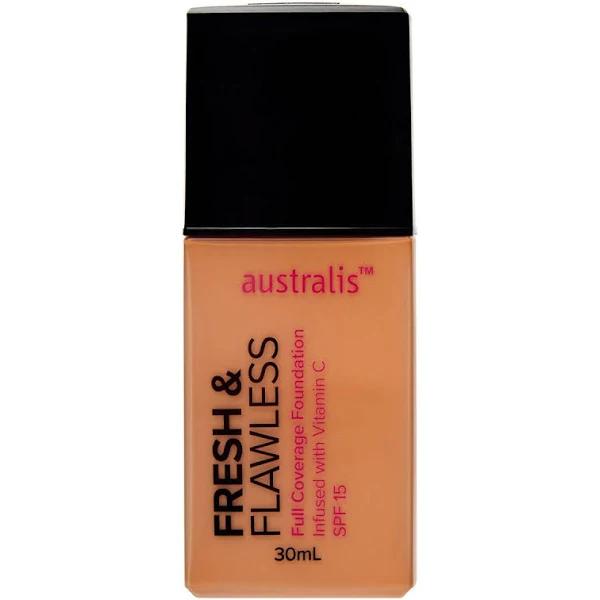 Australis Fresh & Flawless Full Coverage Foundation - Sunkissed