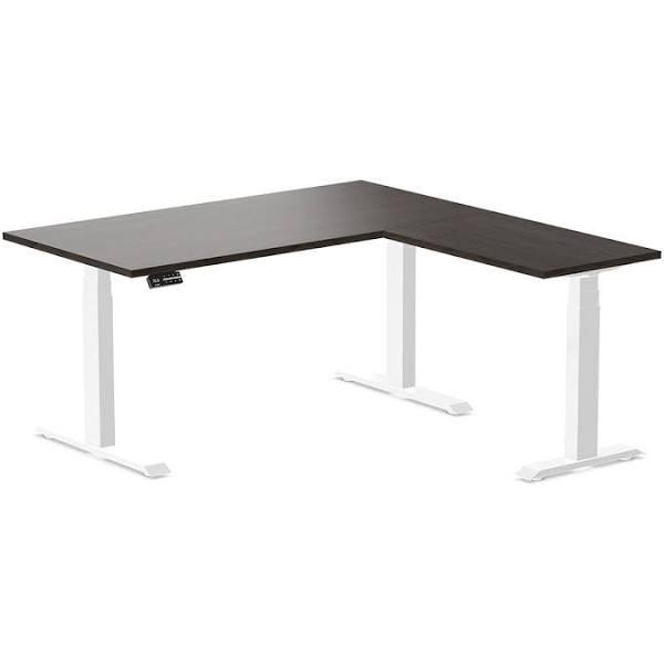 Desky Eco L-Shape Melamine Sit Stand Desk