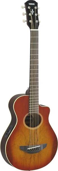 Yamaha APXT2EW Exotic Wood Traveller Guitar in Tobacco Sunburst