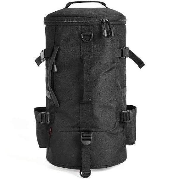 Black Outdoor Multi Purpose Backpack Travel Hiking Fishing Tackle Bag