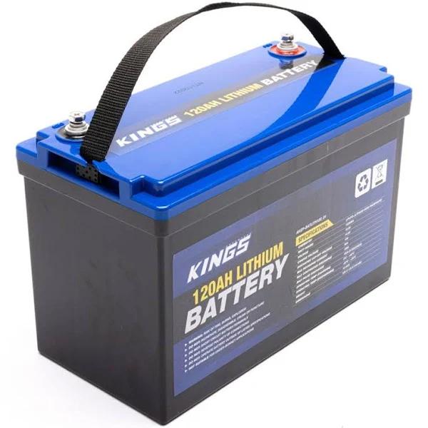 Kings 120Ah Lithium Lifepo4 Battery Quality Integrated Bms 2000+Cycles Prismatic Cells