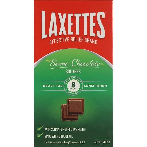 Laxettes Senna Chocolate 24 Squares