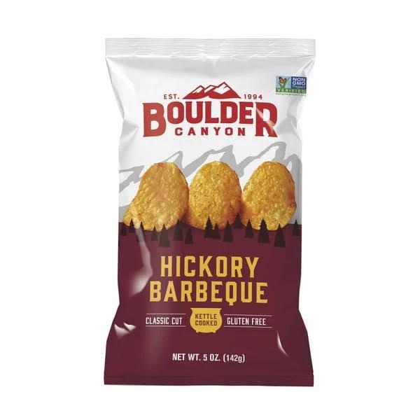 Boulder Canyon Hickory Barbeque Chips 142g