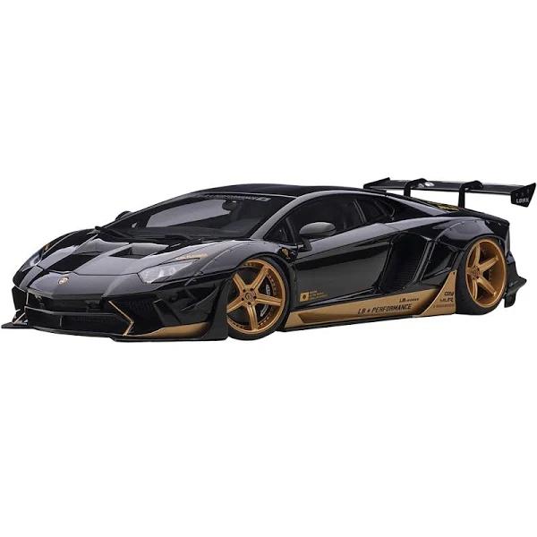 AUTOart 1/18 Liberty Walk Lamborghini Aventador Black/Gold 79184