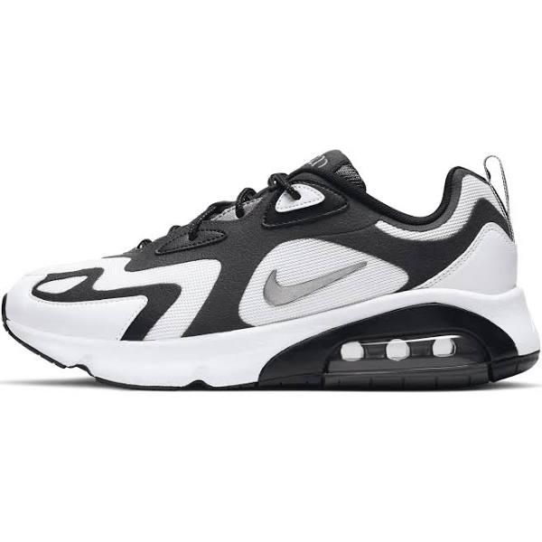 Nike - Mens Air Max 200 Sneakers in White & Smoke Grey