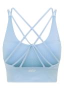 Lorna Jane Womens Lotus Longline Sports Bra Blue XL