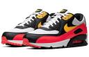 Nike Air Max 90 'Crimson' Sneakers | White | Men's Size 10.5