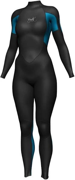 Crystal Womens Superstretch 3/2mm Steamer Wetsuit 12 / Blue/Black