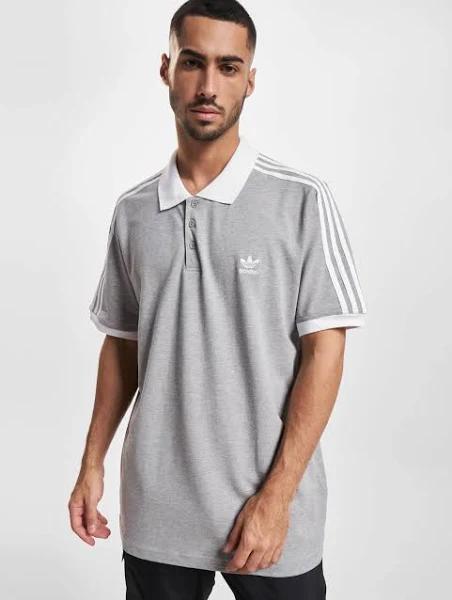 Adidas Adicolor Classics 3-Stripes Polo Shirt Grey M - Men Lifestyle Shirts