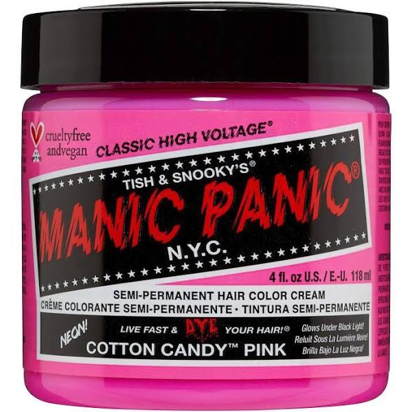 Manic Panic Semi-Permanent Hair Color Cream, Cotton Candy Pink