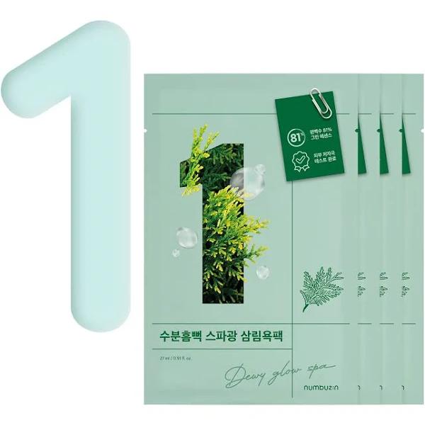 Numbuzin No.1 Dewy Glow Spa Sheet Mask