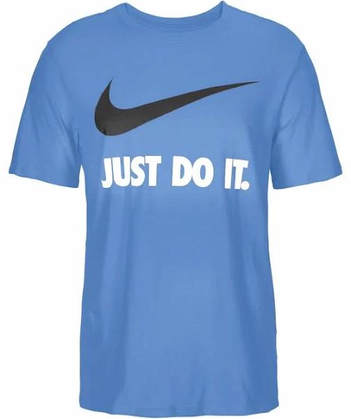 Nike Mens Just Do It Swoosh Tee Blue S