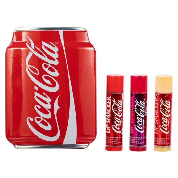 Coca-Cola Lip Smacker 3 Piece Lip Balm Tin