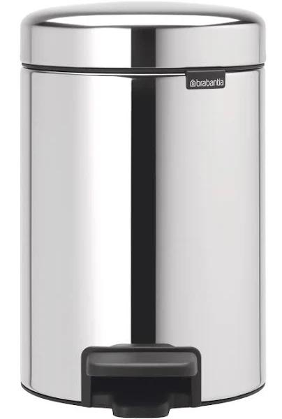 Brabantia Pedal Bin NewIcon 113147 3 LT Brilliant Steel