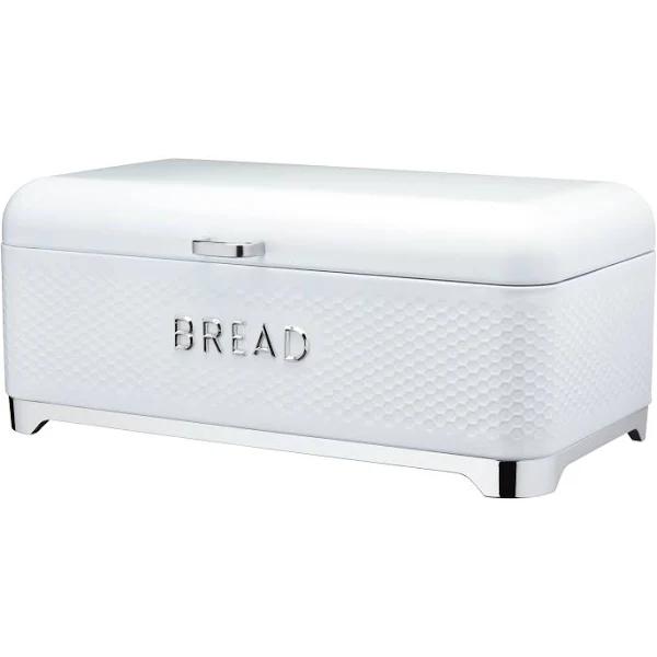 KitchenCraft Lovello Bread Bin 42x22x19cm - White