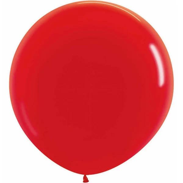 Sempertex 60cm Latex Balloons 3 Pack - Fashion Red