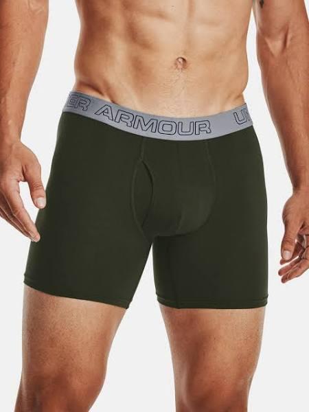 Under Armour Men's Charged Cotton 6-Inch Boxerjock 3-Pack