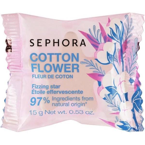 Sephora Collection Fizzing Star Bath Cube Cotton Flower