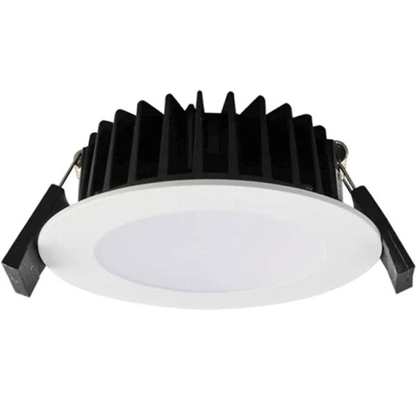 SAL S9041TC/WH/SFI | Ecogem 10W LED Dimmable Flicker Control Downlight | White | 92mm Hole