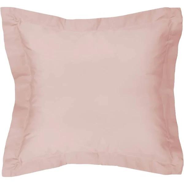 Algodon 300TC Cotton Euro Pillowcase - 65x65cm (Blush)