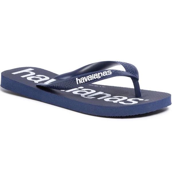 Havaianas Top Logomania Flip Flops - Navy Blue