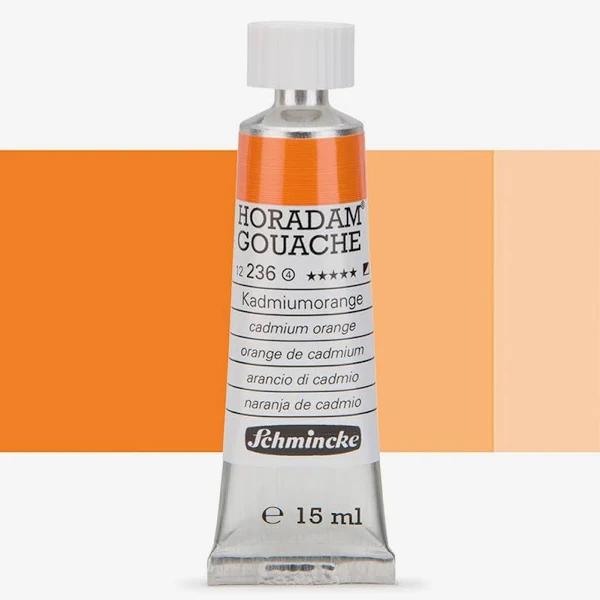 Schmincke : Horadam Gouache Paint : 15ml : Cadmium Orange