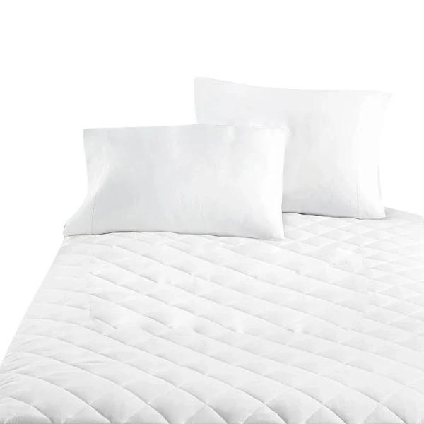 Fitted Cotton Cover Quilted Mattress Protector Topper Underlay