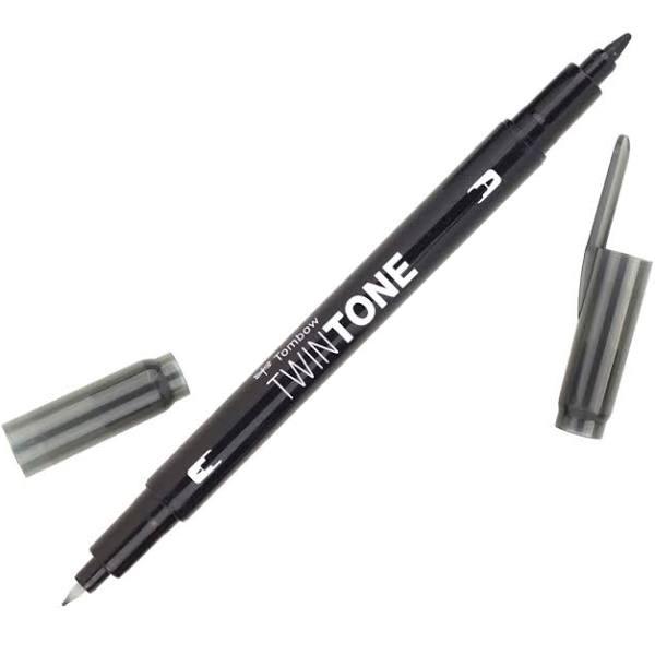 Tombow - TwinTone Dual Tip Markers 33 Black