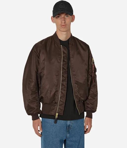 Alpha Industries MA-1 Jacket Brown M Man