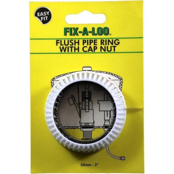 FIX-A-TAP Flush Pipe Ring with Cap Nut 50mm 2 Inch 208149 Plumbing