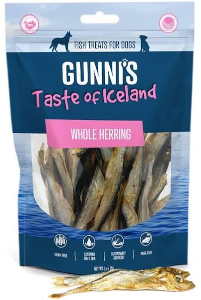 GUNNI'S Whole Herring Dog Treats 85g