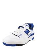 New Balance White & Blue 550 Sneakers