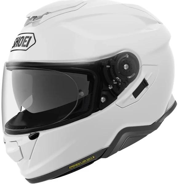 Shoei White GT Air 2 Plain Motorcycle Helmet