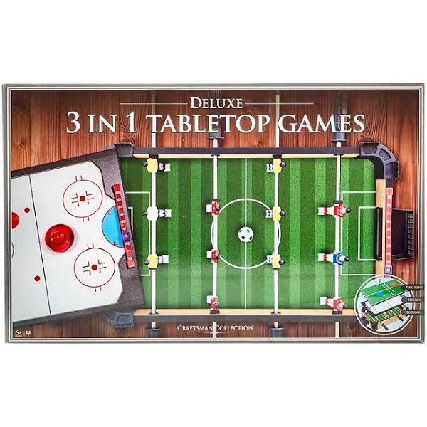 Kmart Deluxe 3 in 1 Tabletop Games