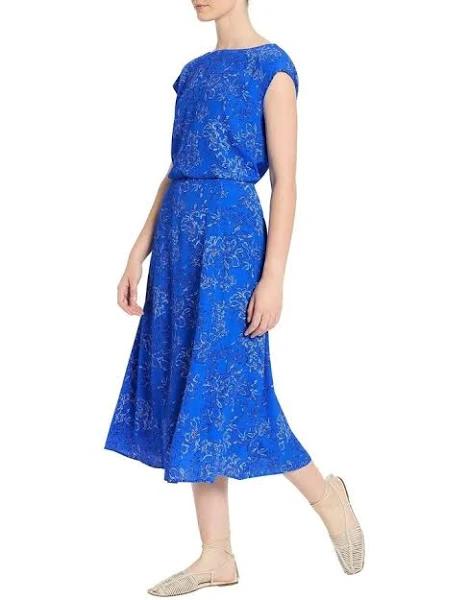 David Lawrence Elliana Viscose Dress in Cameo Blue 10