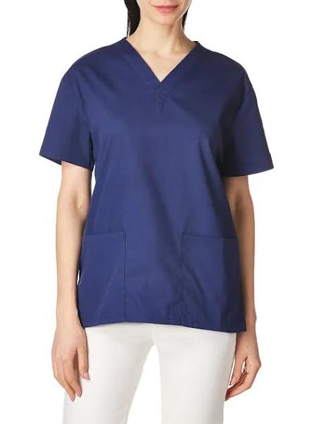 Dickies EDS Signature Scrubs Classic Fit V-Neck Top - 5x - Navy