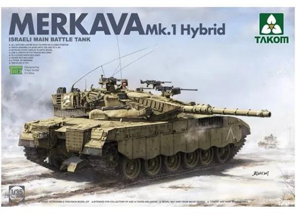 Takom 1/35 Israeli Main Battle Tank Merkava 1 Hybird Plastic Model Kit