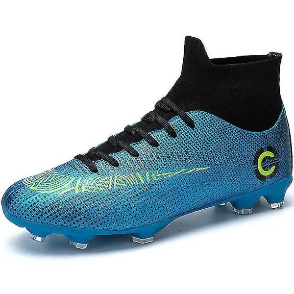 Men Soccer Cleats Football Boots Spikes Shoes High-top