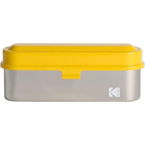 Kodak Steel 135 Film Case - Yellow / Silver