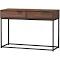 Sabrina 2 Drawer Console Table Colour: Walnut - Temple & Webster - Pay With AfterPay or zipPay On Console Tables