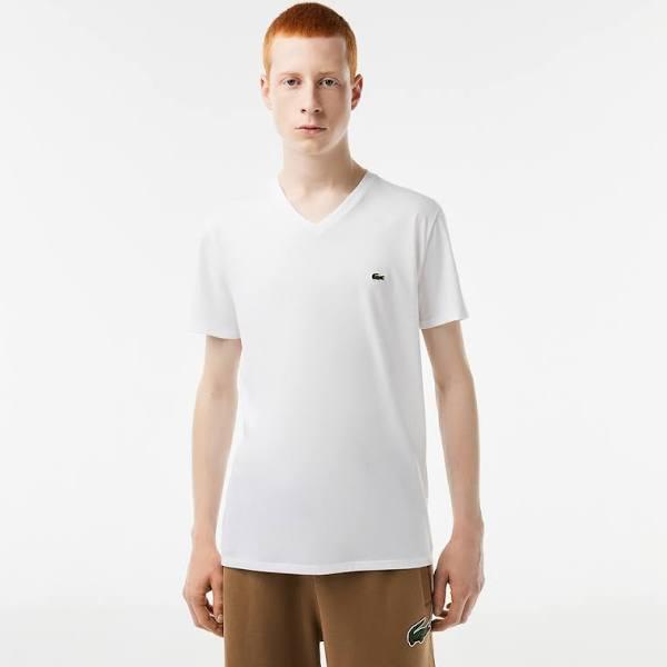 Lacoste Men's Basic V Neck Pima Tee