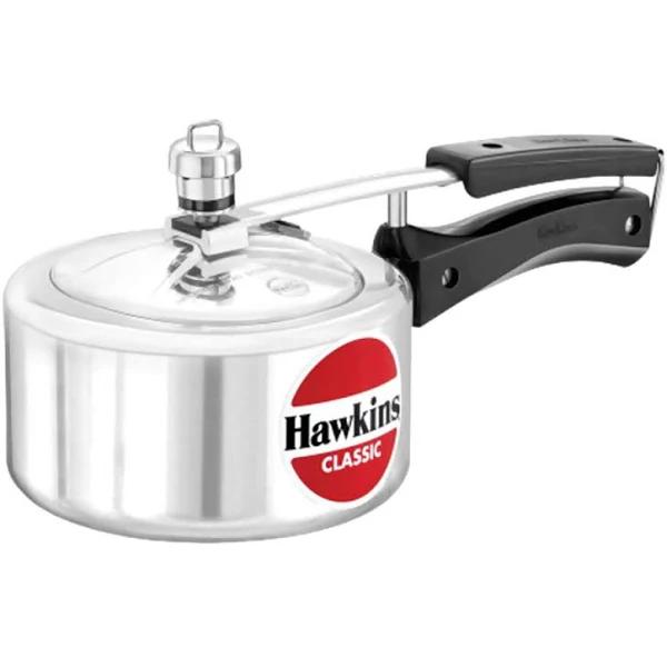 Hawkins Classic Pressure Cooker 1.5 Litre - Silver (CL15) - 1.5 L