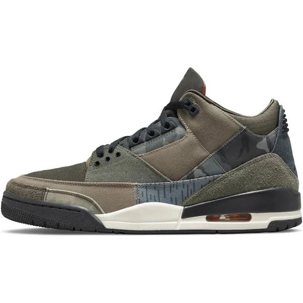 Air Jordan 3 Retro 'Patchwork' Sneakers | Brown | Men's Size 10