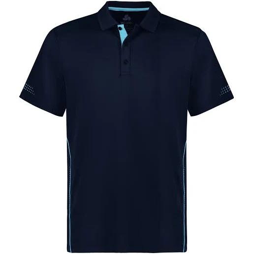 Biz Collection Balance Mens Polo (P200MS) S / Navy/Sky