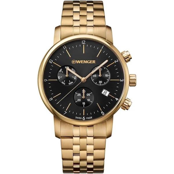 Wenger 01.1743.103 Urban Classic Chronograph Men's Watch 44mm 10ATM