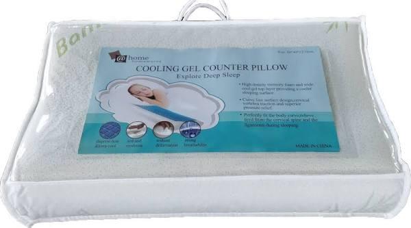 Deluxe Density Memory Foam Pillow With Cooling Gel N Bamboo Cover